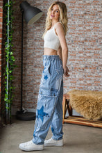 Load image into Gallery viewer, Star Struck Cargo Jeans
