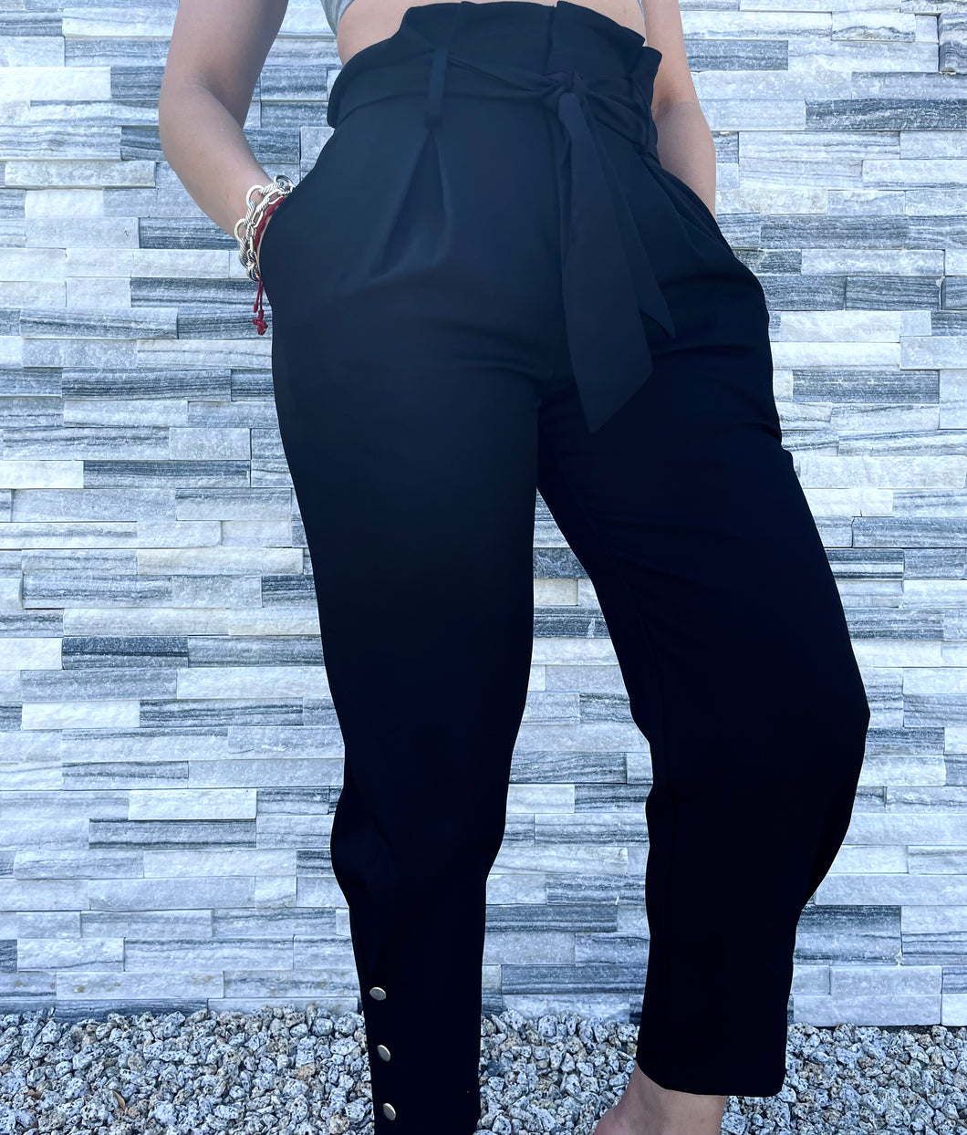 The Black Military Pant